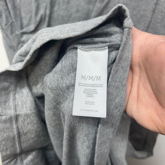 Cabi 5618 Breeze Dress gray maxi ruched small - Picture 6 of 11